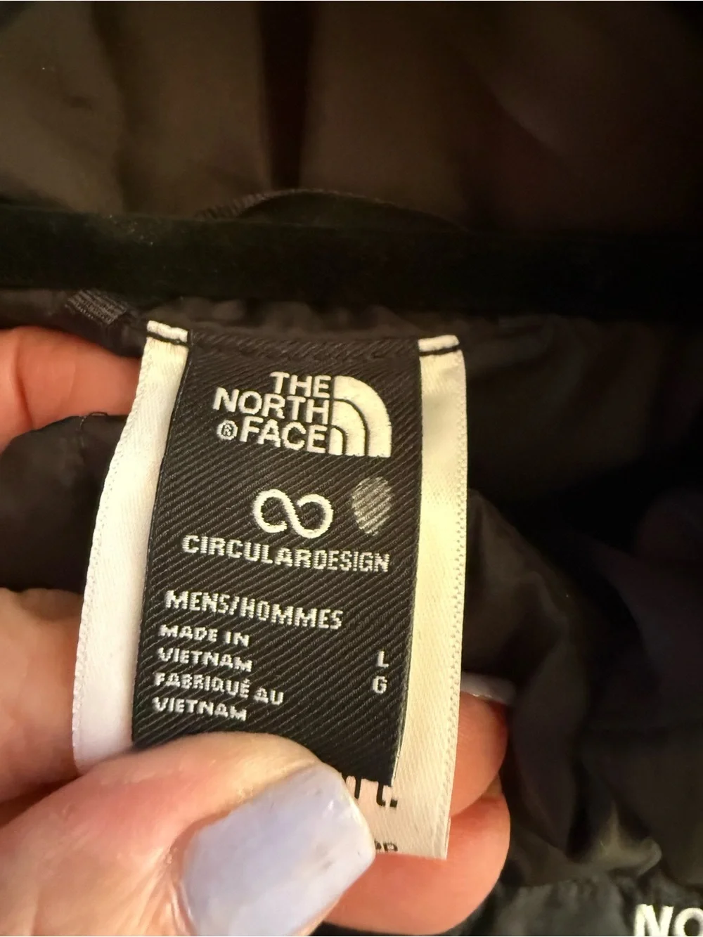 The North Face ThermoBall Vest Black Packable Like New Size Large